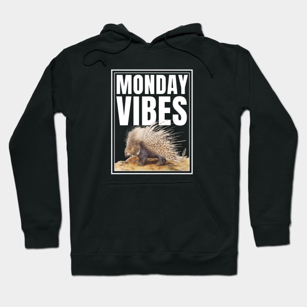 I Hate Mondays Monday Vibes Hoodie by spiffy_design